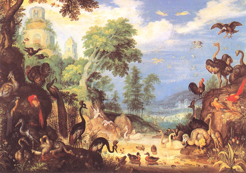 Landscape w Birds